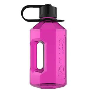 Alpha Designs Alpha Bottle XXL Jug 1,6L - růžový, černý popruh