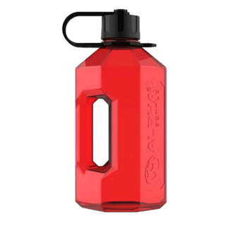 Alpha Designs Alpha Bottle XXL Jug 1,6L - červený, černý popruh