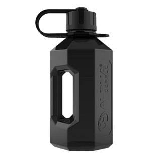 Alpha Designs Alpha Bottle XXL Jug 2,4L - tmavý černý popruh