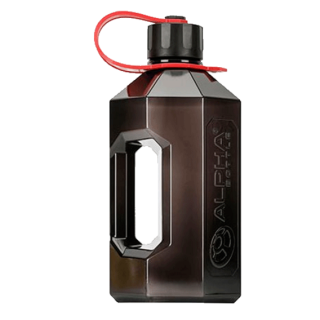Alpha Designs Alpha Bottle XXL Jug 2,4L - tmavý červený popruh