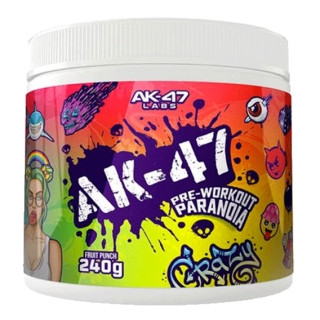 AK-47 Labs Pre-Workout Paranoia 240g - červené plody