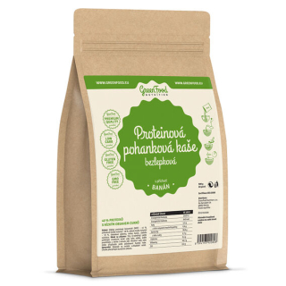 GreenFood Proteinová pohanková bezlepková kaše 500g - kakao