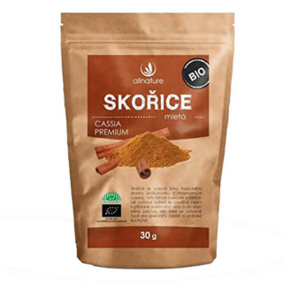 Allnature Skořice mletá Cassia BIO - 30g