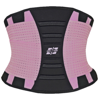 Power System Zeštíhlující a tvarující pás WAIST SHAPER růžový - S/M