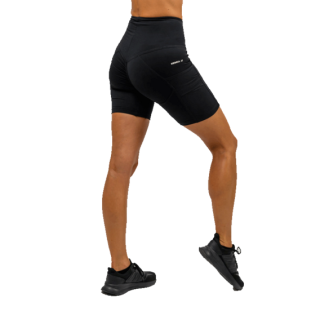 Nebbia Cyklistické šortky s vysokým pasem ELITE 467 černé - L