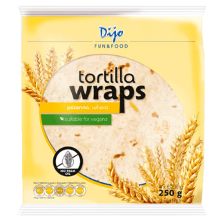 Tortilla Wraps celozrnná - 250g (4x62,5g)