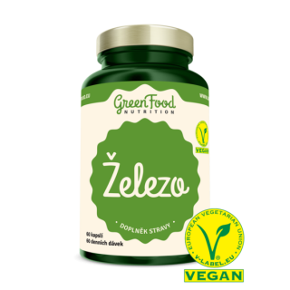 GreenFood Železo - 90 kapslí