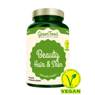 GreenFood Beauty Hair & Skin - 90 kapslí