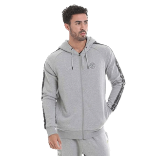 Golds Gym Pánská mikina Zipper šedá - L