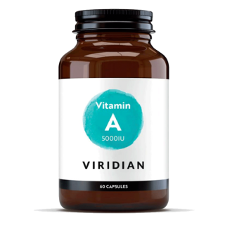 Viridian Vitamin A 5000IU - 60 kapslí