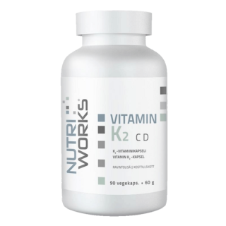 NutriWorks Vitamin K2 C D - 90 kapslí