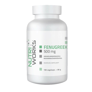 NutriWorksFenugreek 500mg - 100 kapslí