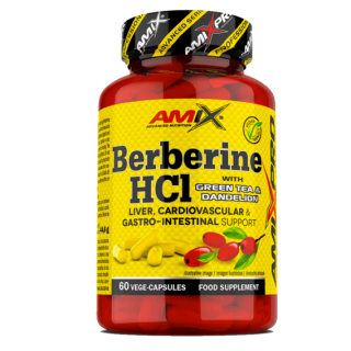 Amix Berberine HCl + GreenTea & Dandelion - 60 kapslí