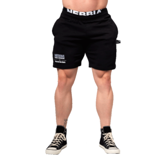 Nebbia Teplákové kraťasy GYM BRO 352 černé - M