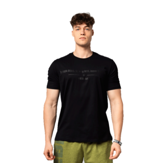 Nebbia Muscle fit tričko FLEXIN' 358 černé - M