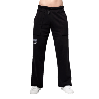 Nebbia Tepláky s kapsami NO SHORTCUTS 364 černé - M