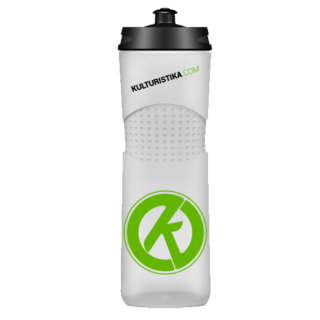 Kulturistika.com Sportovní láhev 650ml - průhledná