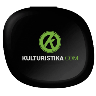 Kulturistika.com Pillbox 5 sekcí - černý