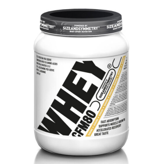SizeandSymmetry Whey Protein 80 CFM 1000g - jahoda