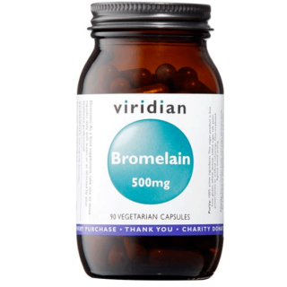 Viridian Bromelain 500mg - 90 kapslí