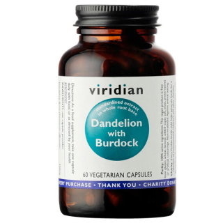 Viridian Dandelion with Burdock - 60 kapslí