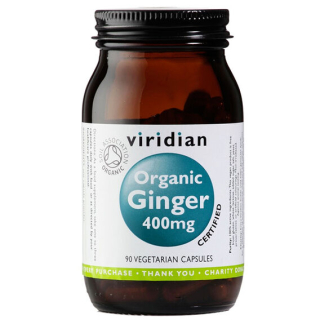 Viridian Organic Ginger 400mg - 90 kapslí