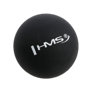 HMS Masážní míč Lacrosse ball BLC01 černý - 6,5cm