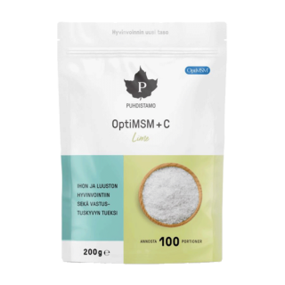 Puhdistamo OptiMSM + C 200g - limetka
