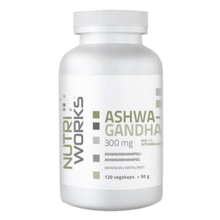 NutriWorks Ashwagandha - 120 kapslí