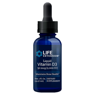 Life Extension Liquid Vitamin D3 2000IU - 29,57ml