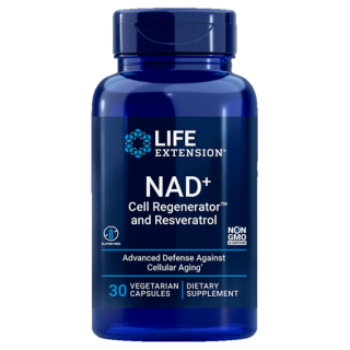 Life Extension NAD+ Cell Regenerator™ and Resveratrol - 30 kapslí