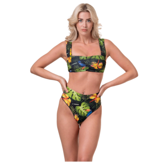 Nebbia High-Energy bikini vrchní díl 553 jungle green - S
