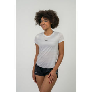 Nebbia FIT Activewear tričko “Airy” s reflexním logem 438 bílé - XS