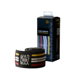 MadMax Elastická bandáž kolene omotávací MFA292 - černá