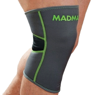 MadMax Bandáž neopren na koleno MFA294 šedá - L