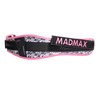 MadMax Dámský fitness opasek Swarovski MFB314 růžový - S