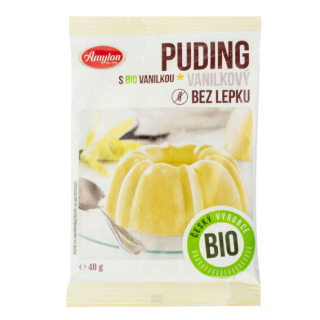 Amylon Puding vanilkový bezlepkový BIO - 40g