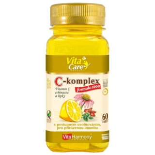 VitaHarmony C-komplex Formula 1000 se šípky a Echinaceou - 60 tablet