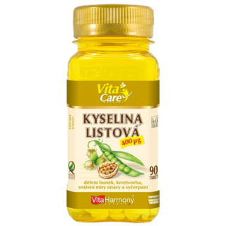 VitaHarmony Kyselina listová 400 µg - 90 tablet