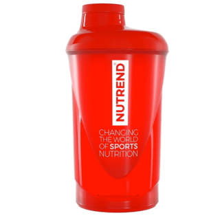 Nutrend Šejkr 600ml - červený