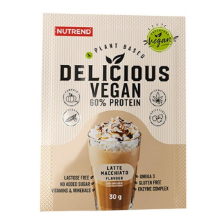 Nutrend Delicious Vegan protein 450g - čokoláda, lískový oříšek