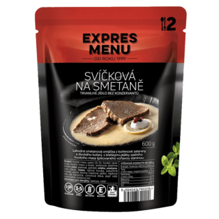 Expres menu Svíčková na smetaně (2 porce) - 600g