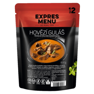Expres menu Hovězí guláš (2 porce)- 600g