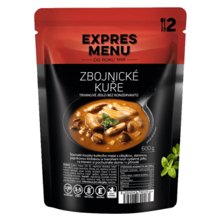 Expres menu Zbojnické kuře (2 porce) - 600g