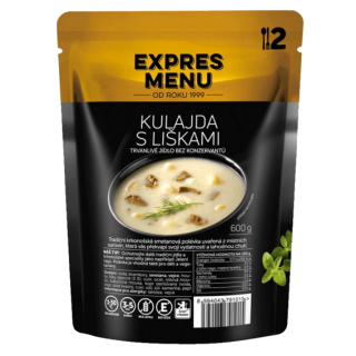 Expres menu Kulajda s liškami (2 porce) - 600g