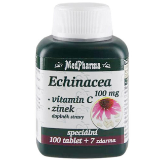 MedPharma Echinacea + vitamin C + zinek 100mg - 107 tablet