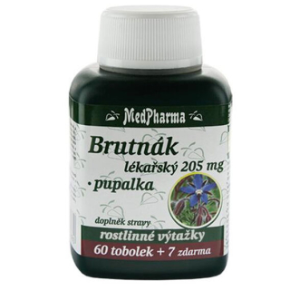 MedPharma Brutnák lékařský 205 mg + pupalka - 67 tablet