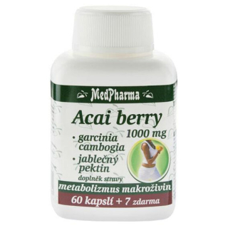 MedPharma Acai Berry + Garcinia Cambogia - 67 kapslí