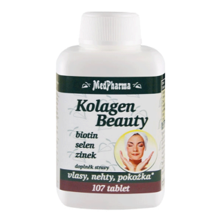 MedPharma Kolagen Beauty biotin, selen, zinek - 107 tablet