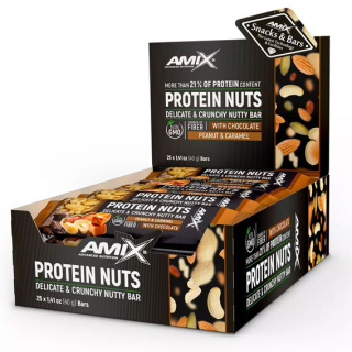 Amix Protein Nuts 40g - arašídy, karamel